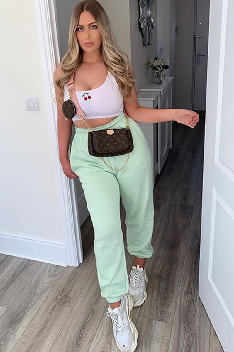 Gabriella Mint Oversized Comfy Joggers