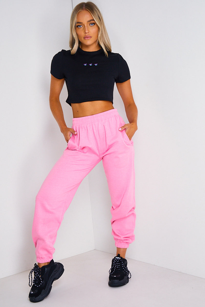 Baby Pink Oversized Joggers – LASULA