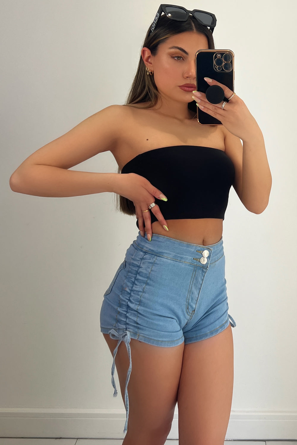 High waisted shorts clearance 18